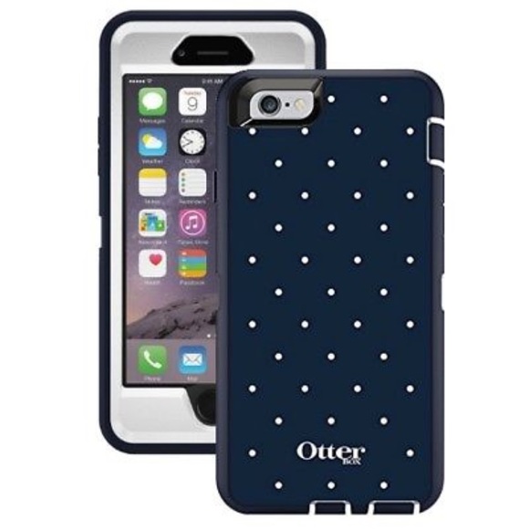 OtterBox Accessories - Otterbox Blue and White Polka A Dots Case